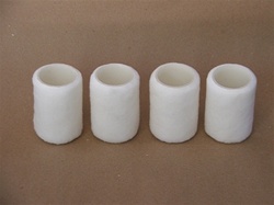 Short nap epoxy rollers (six 3 inch rollers)